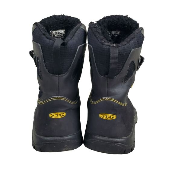 Keen Big Kid Insulated Snow Boots Size 5 200g Black Winter High Tall Kalamazoo - Picture 4 of 9
